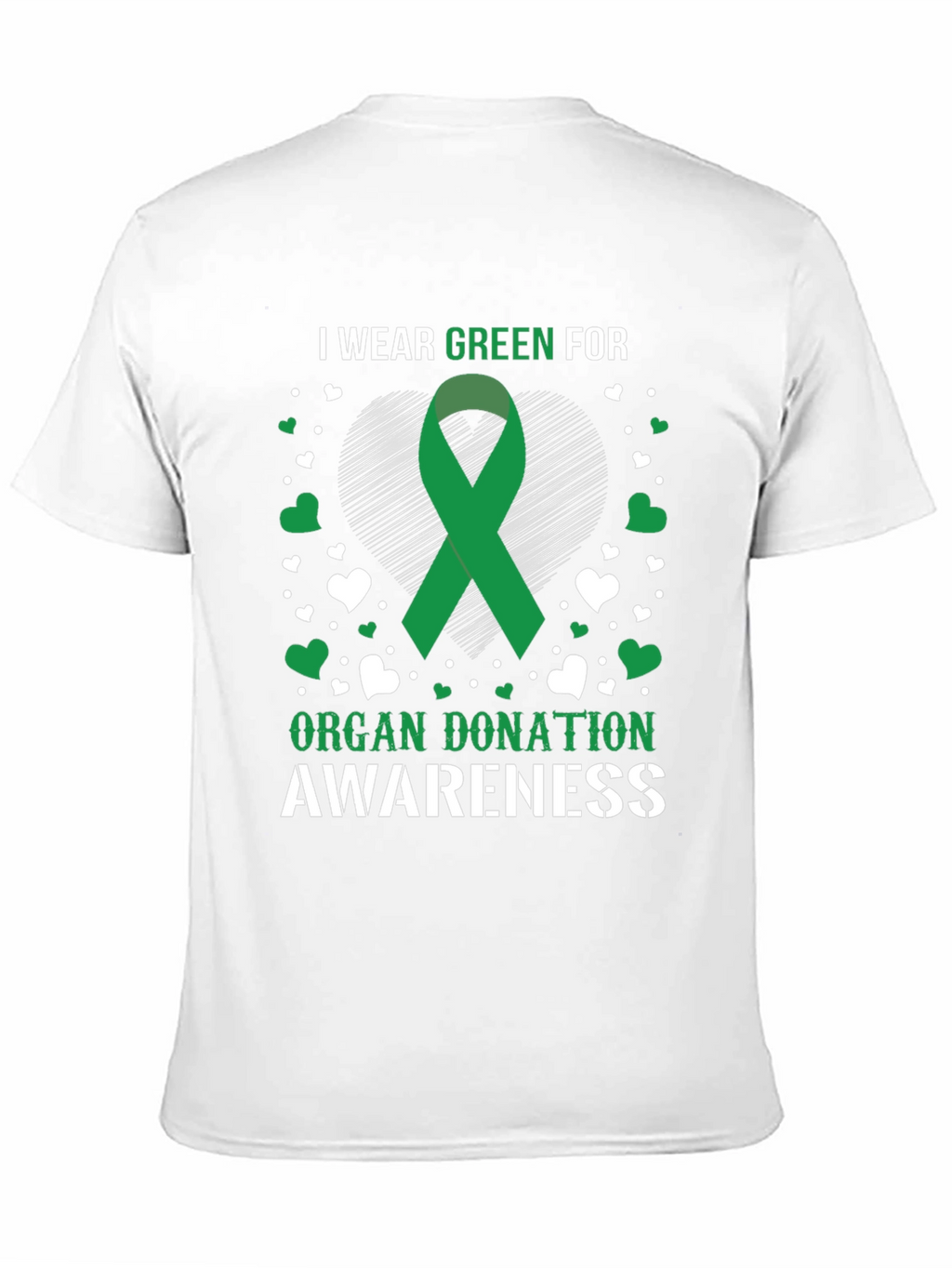 Organ Donation Awareness Green Ribbon T-Shirt