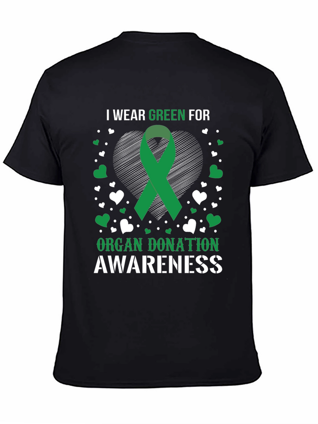 Organ Donation Awareness Green Ribbon T-Shirt