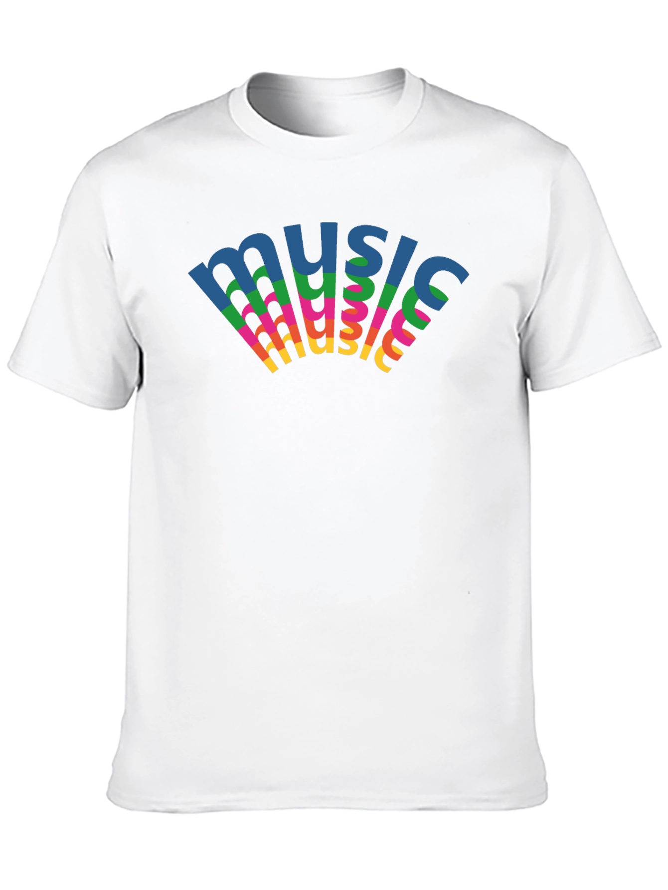 Retro Music Graphic Tee - Black