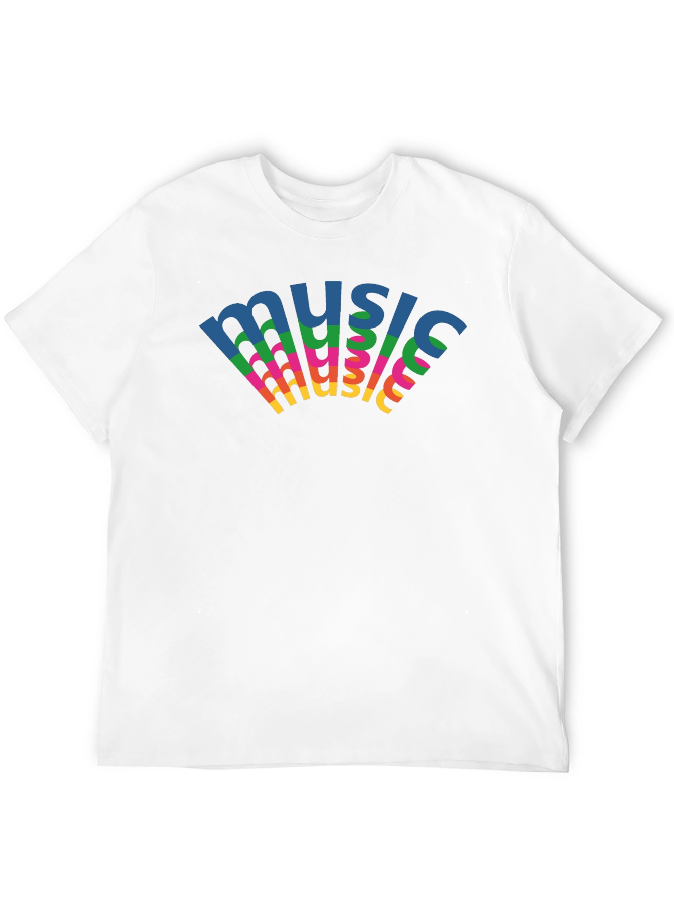 Retro Music Graphic Tee - Black
