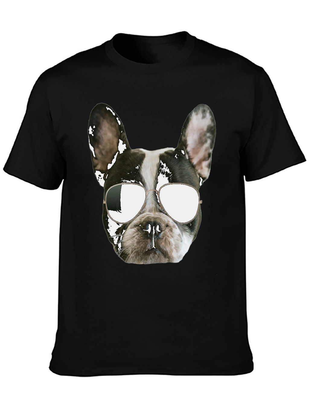 Cool Dog Graphic Tee - Black