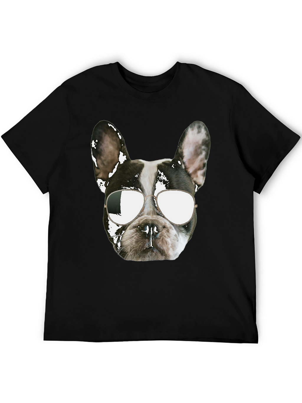 Cool Dog Graphic Tee - Black