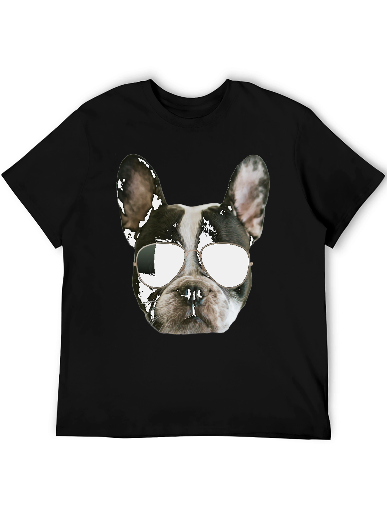 Cool Dog Graphic Tee - Black