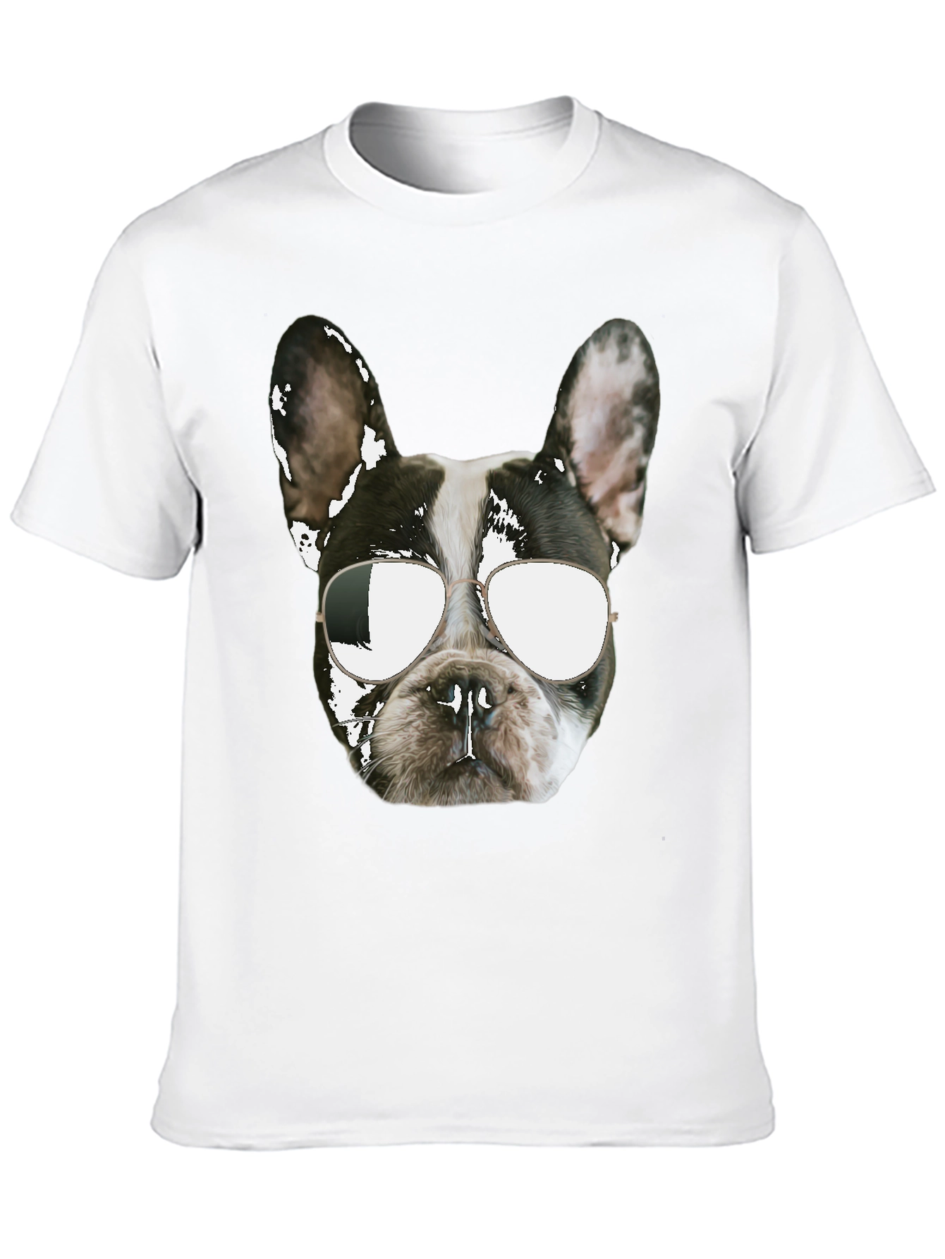 Cool Dog Graphic Tee - Black