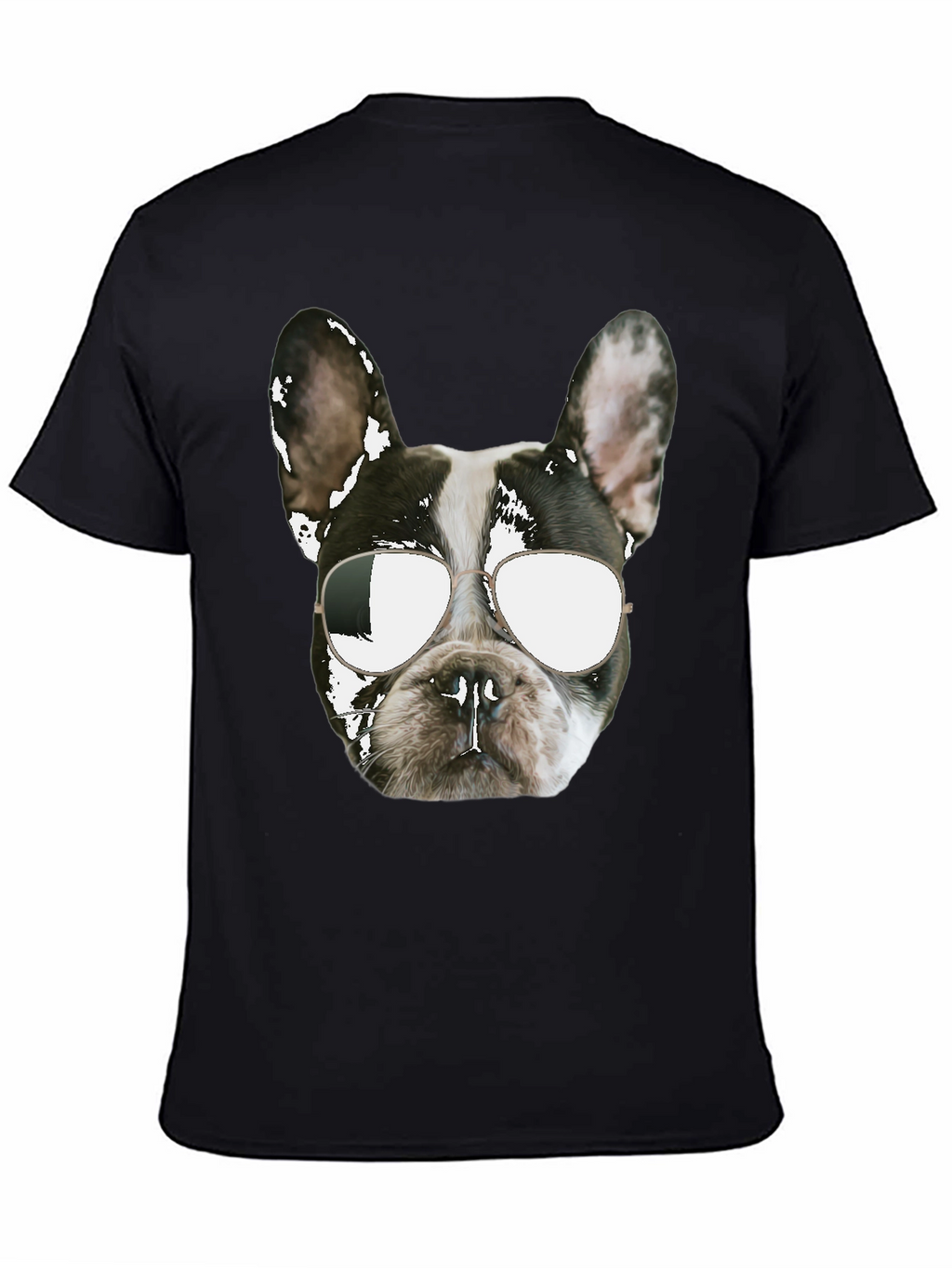 Cool Dog Graphic Tee - Black
