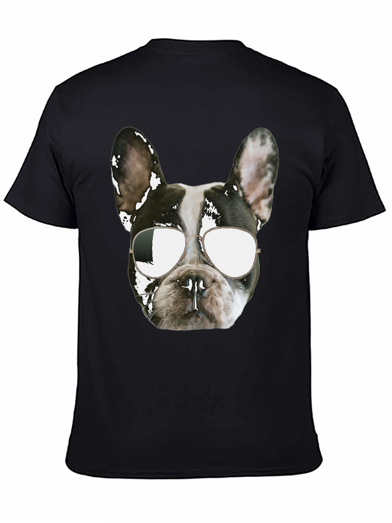 Cool Dog Graphic Tee - Black