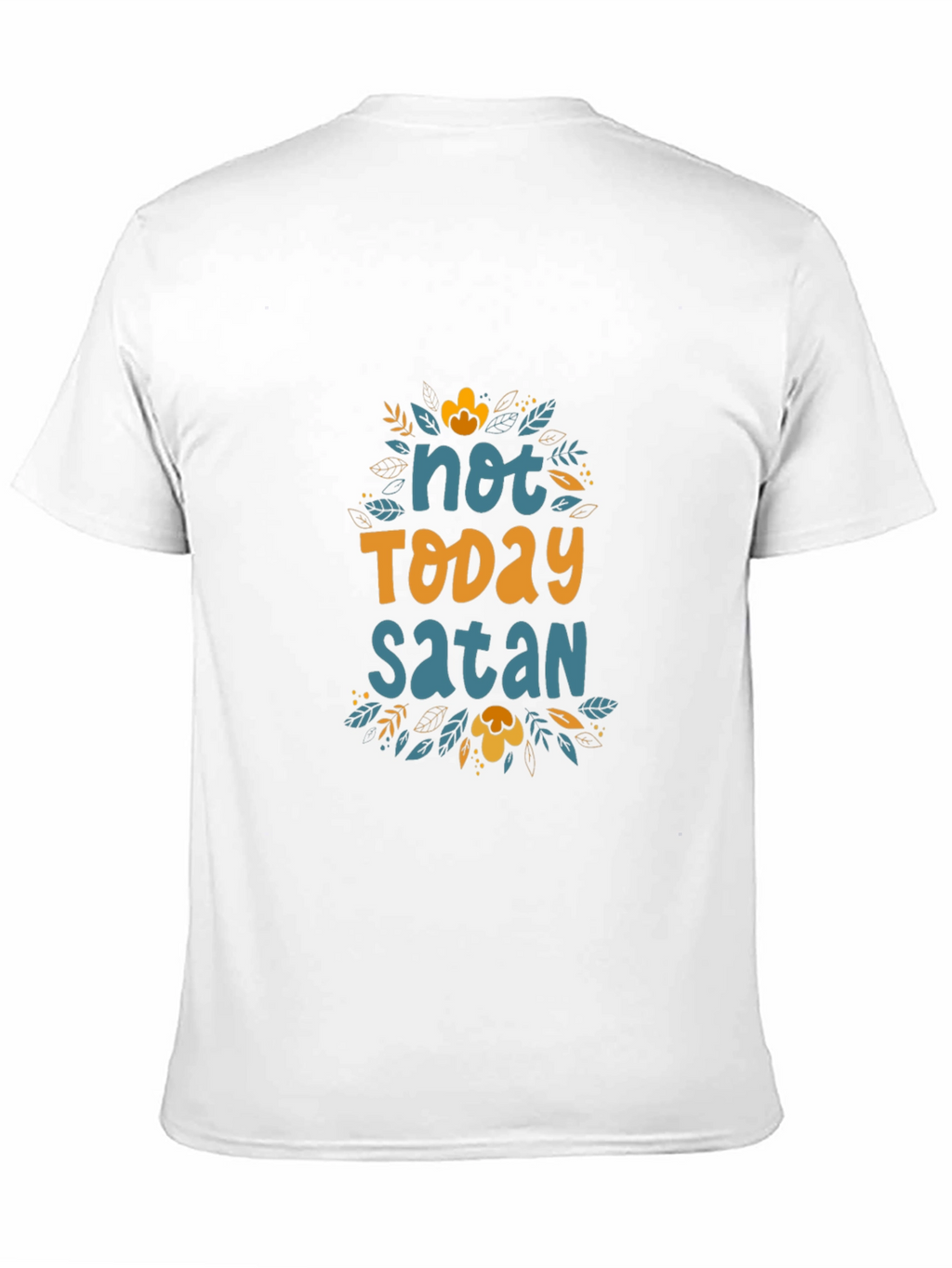 Not Today Satan Graphic Tee - Black