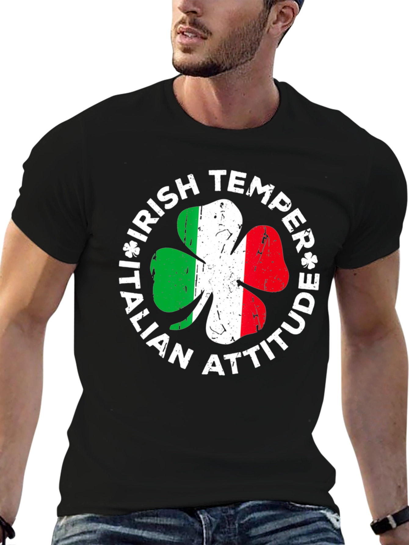 Irish Temper Italian Attitude T-Shirt