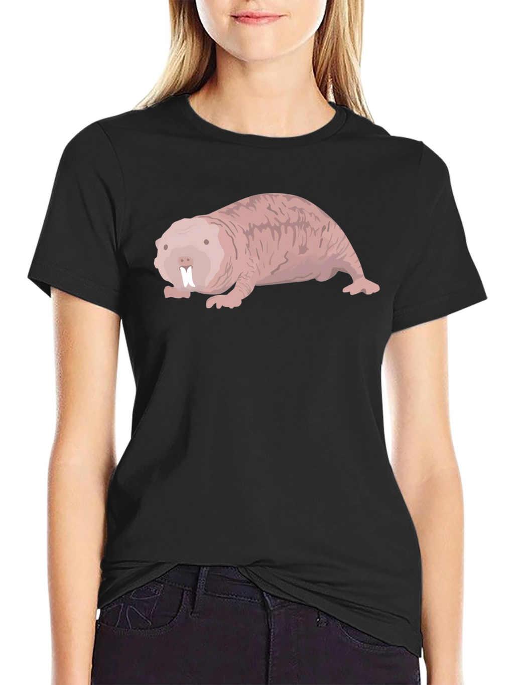 Naked Mole Rat T-Shirt Funny Rodent Tee