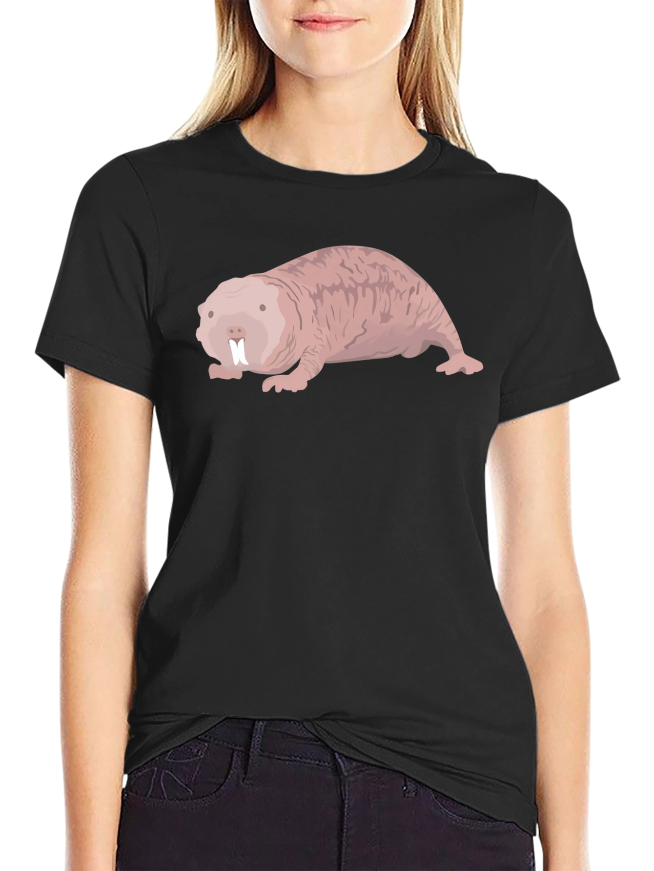 Naked Mole Rat T-Shirt Funny Rodent Tee