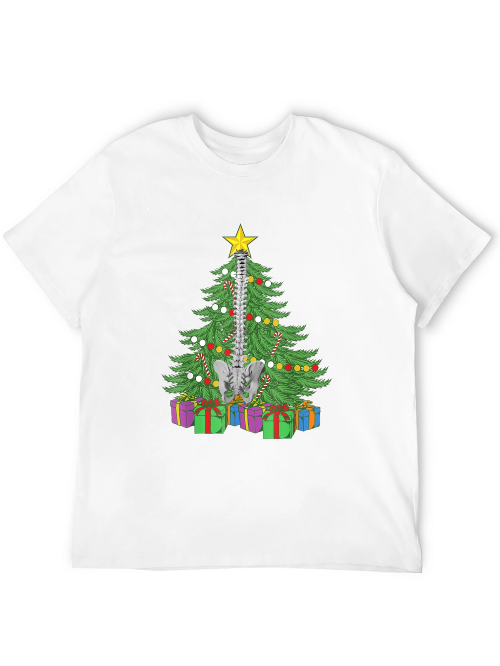 Chiropractor Christmas Tree T-Shirt