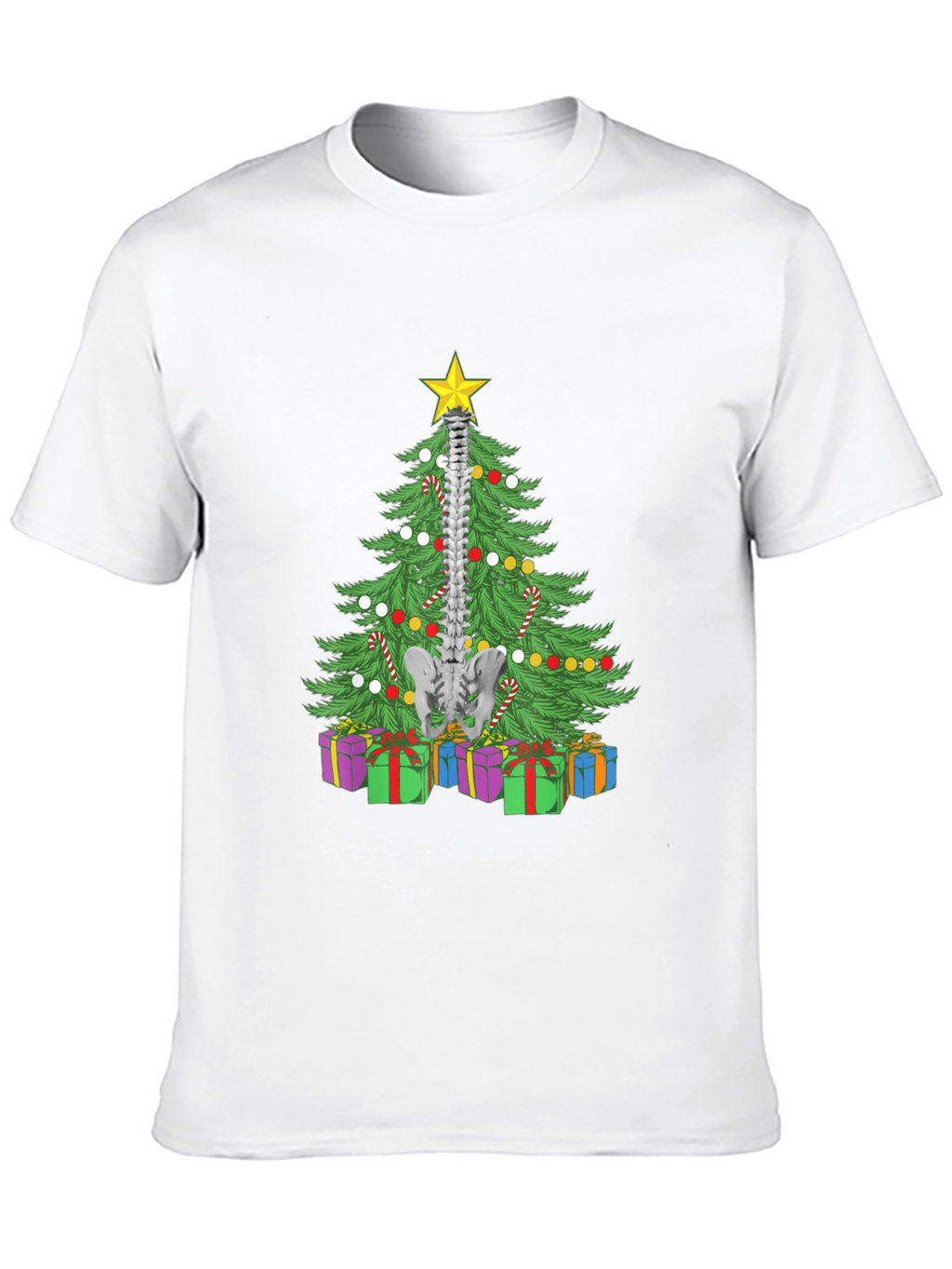 Chiropractor Christmas Tree T-Shirt
