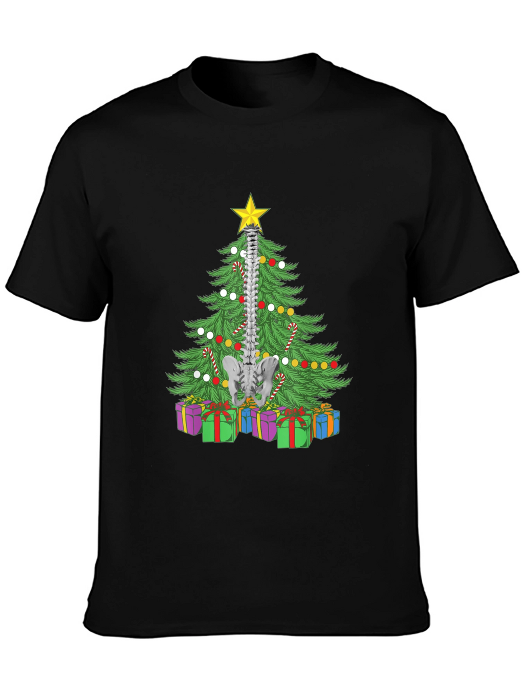 Chiropractor Christmas Tree T-Shirt