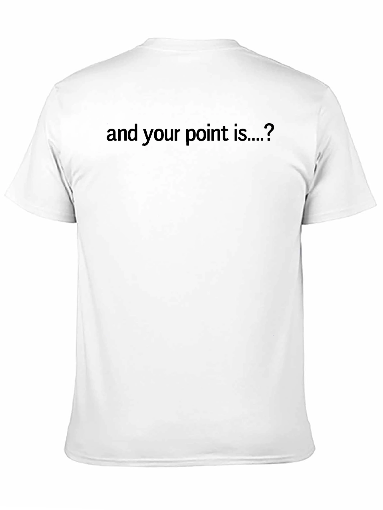 Sarcastic Statement Tee - And Your Point Is...?