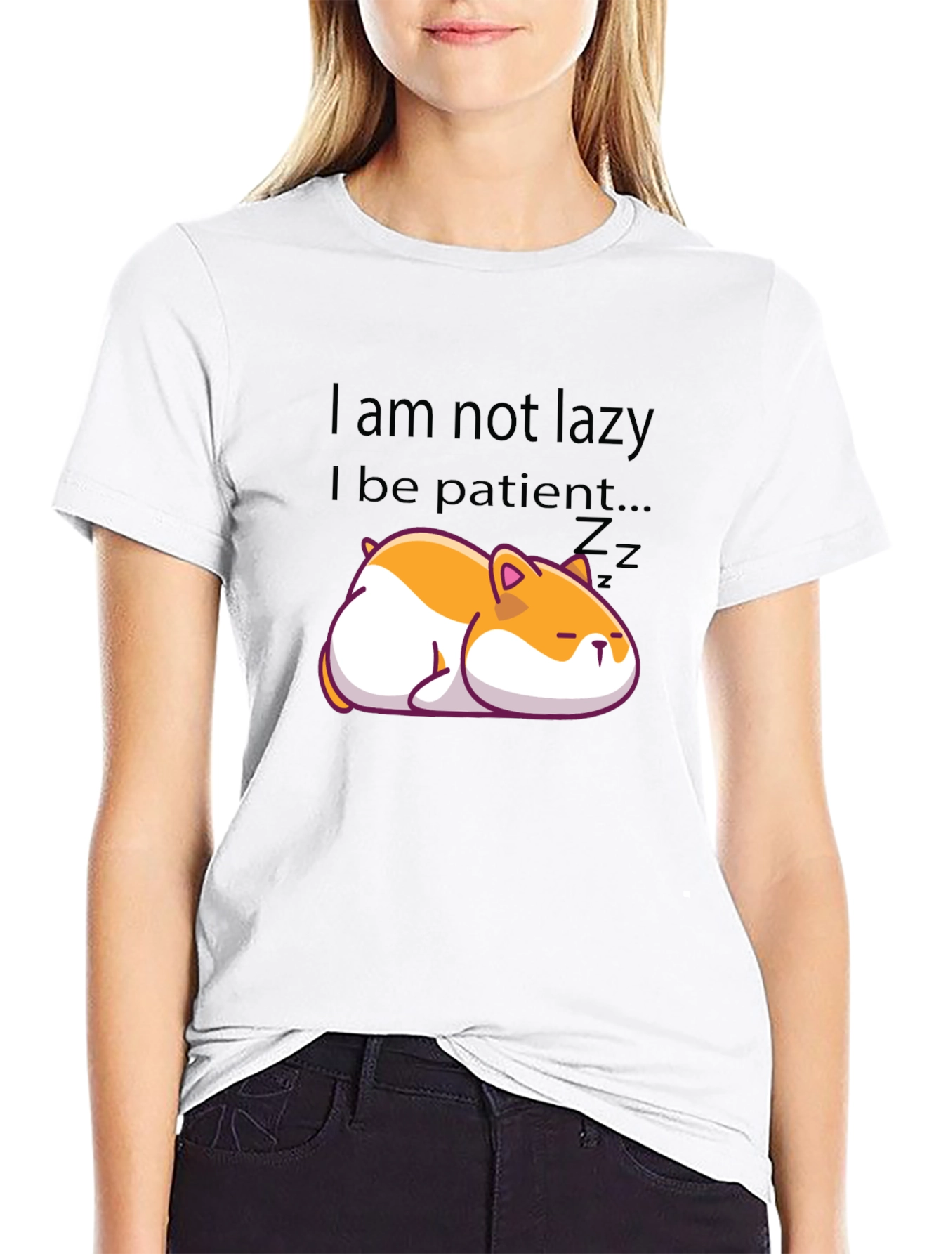 Lazy Hamster T-Shirt - Patient Tee