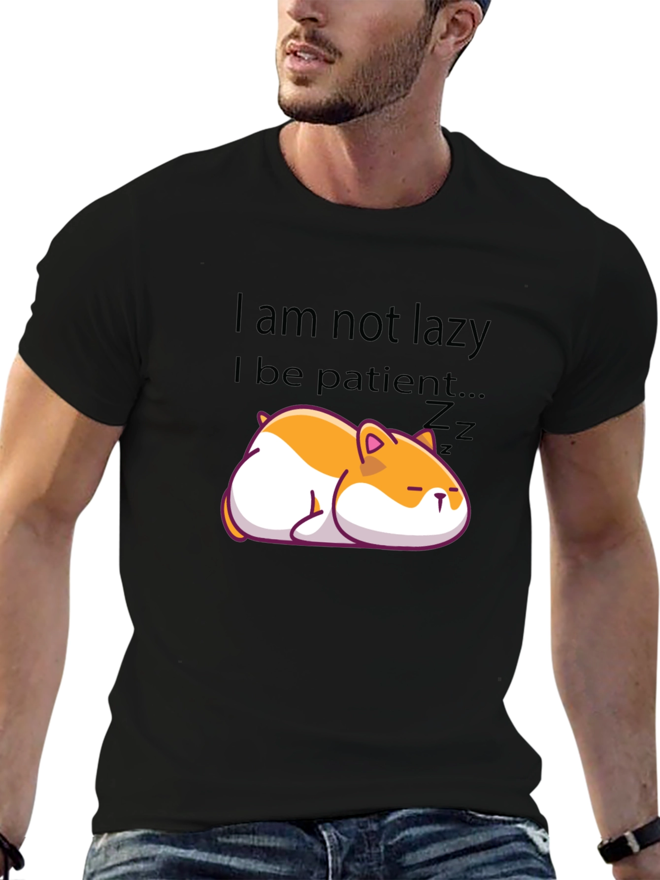 Lazy Hamster T-Shirt - Patient Tee