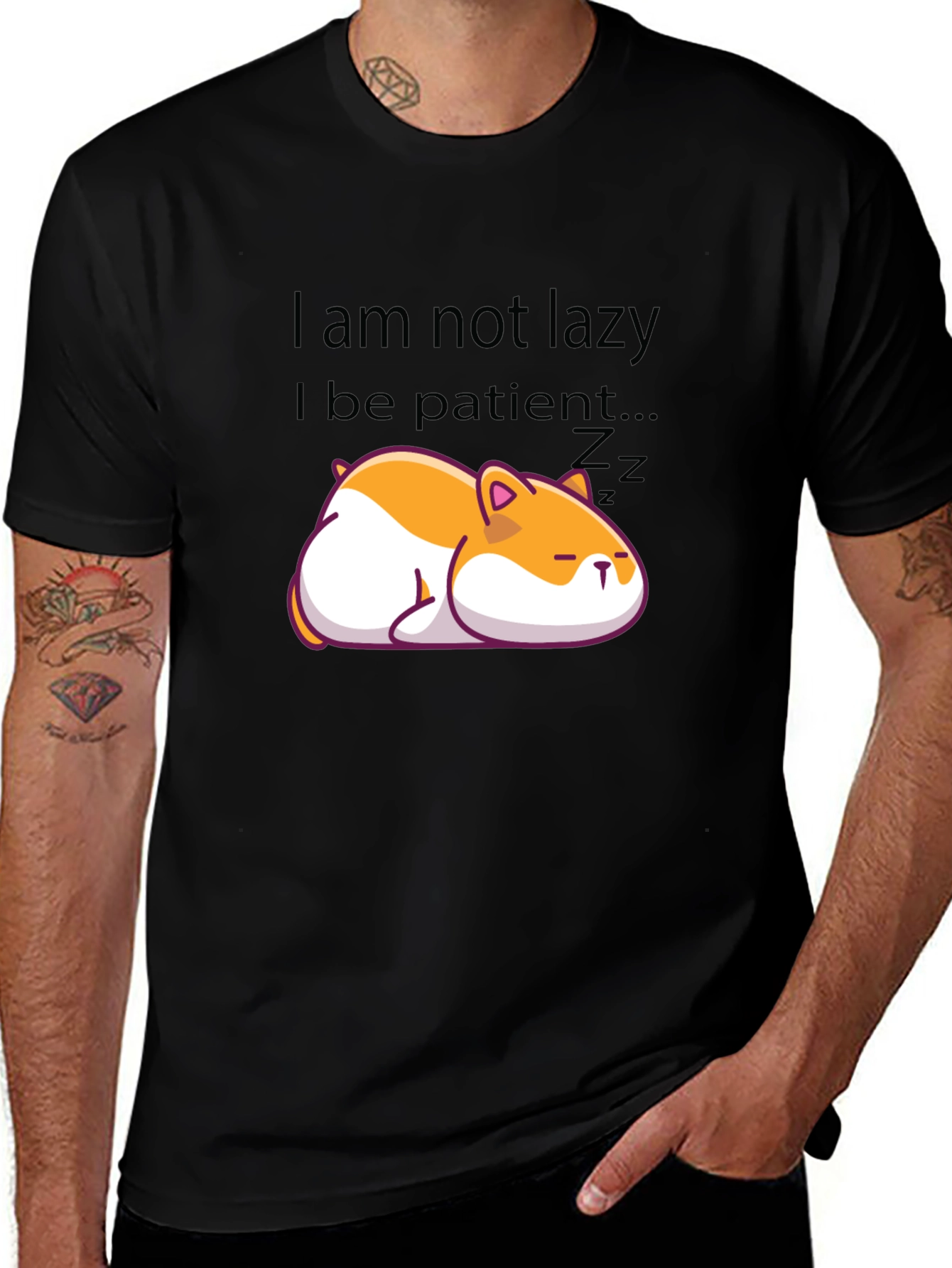 Lazy Hamster T-Shirt - Patient Tee