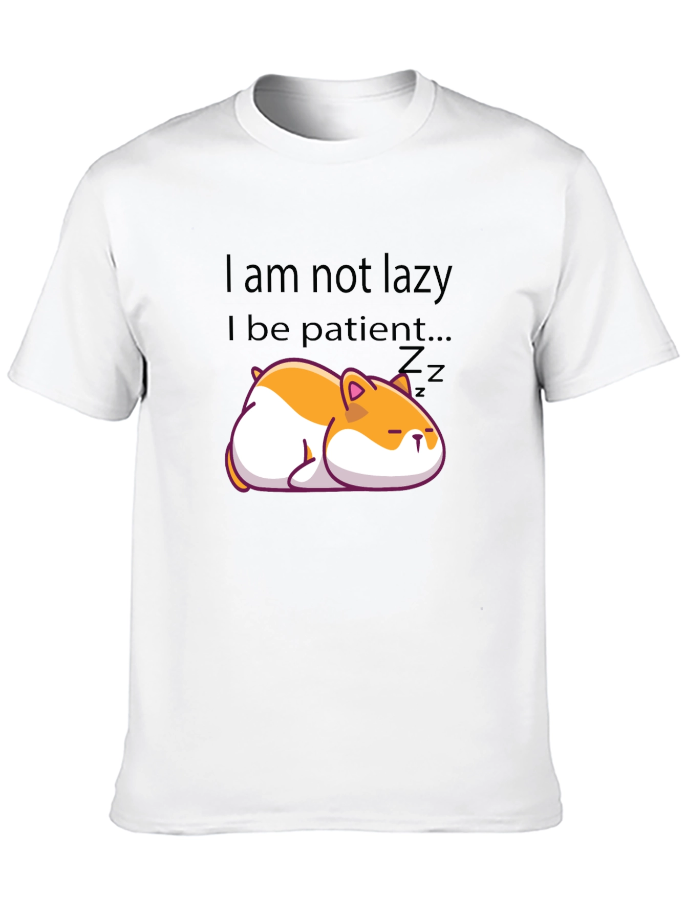 Lazy Hamster T-Shirt - Patient Tee