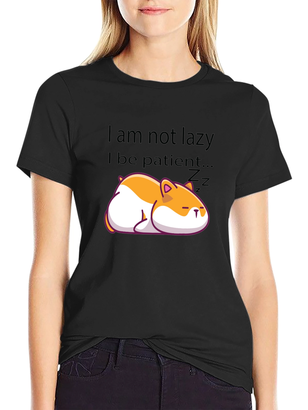 Lazy Hamster T-Shirt - Patient Tee