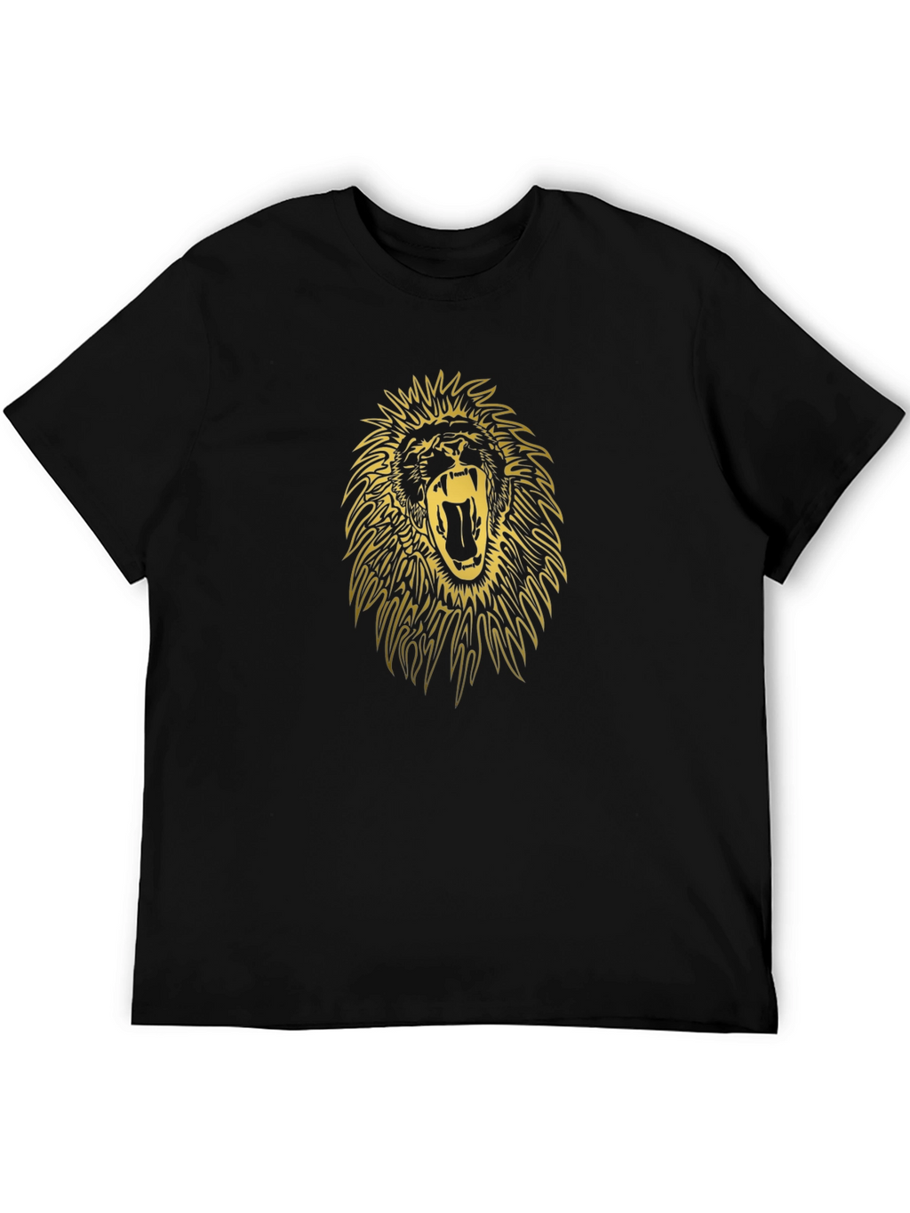 Lion Roar Graphic Tee - Black
