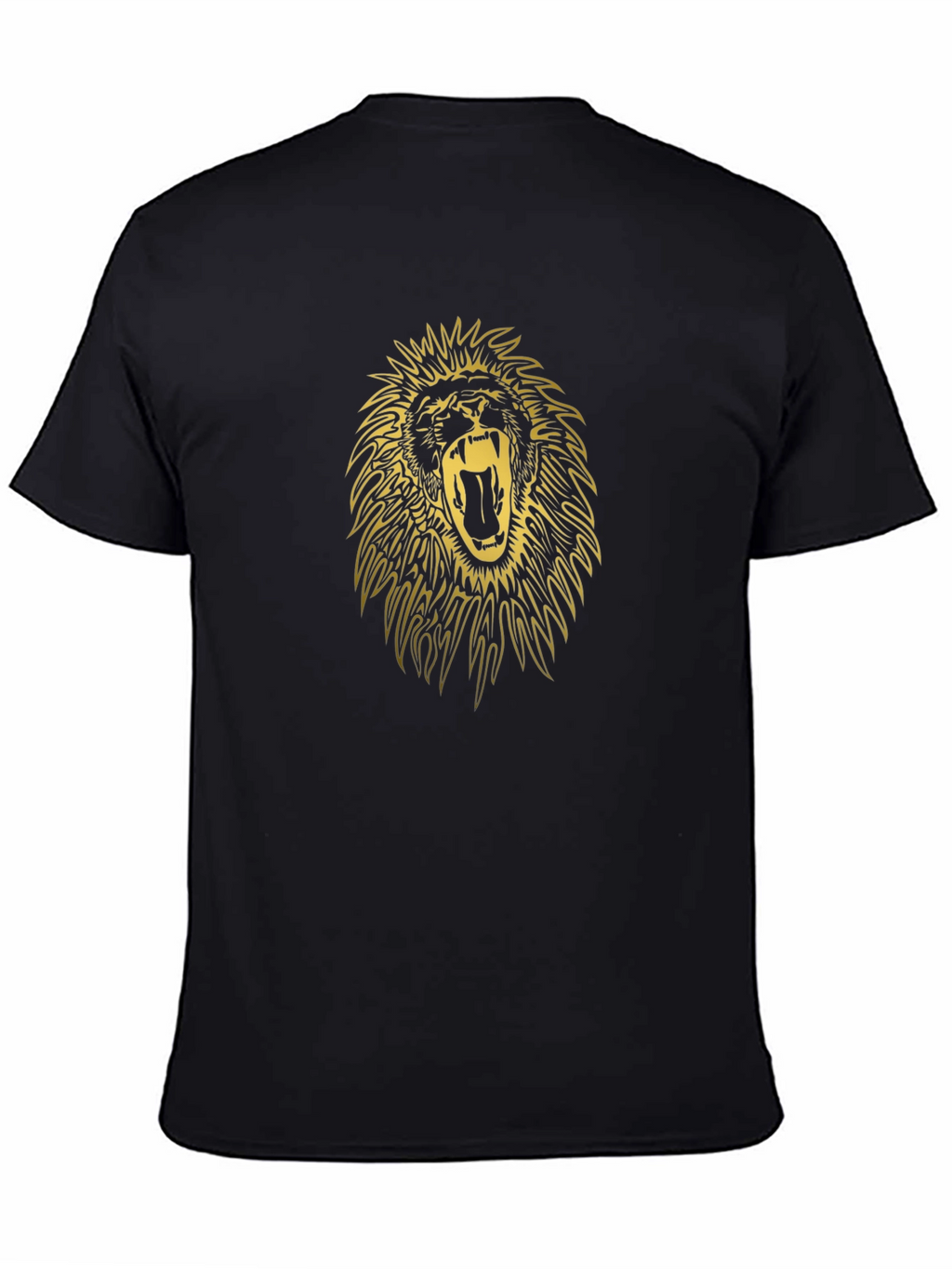 Lion Roar Graphic Tee - Black