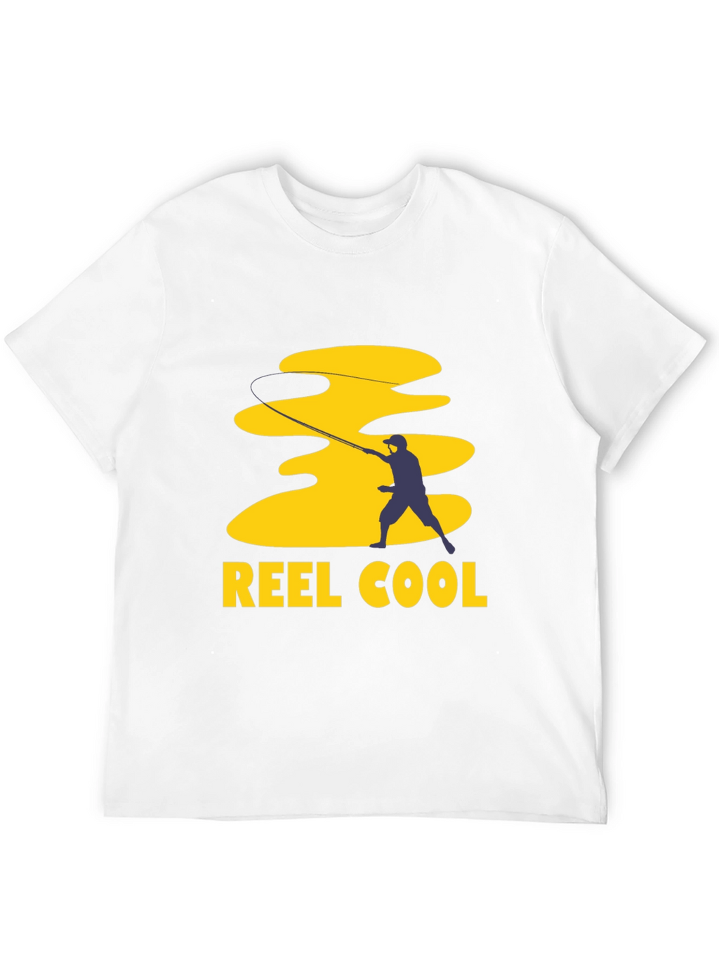 Reel Cool Fishing T-Shirt - Black