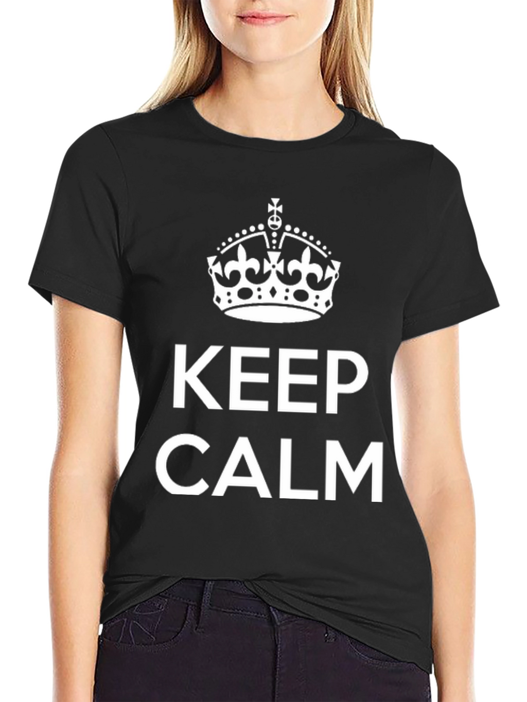 Keep Calm Crown Graphic T-Shirt