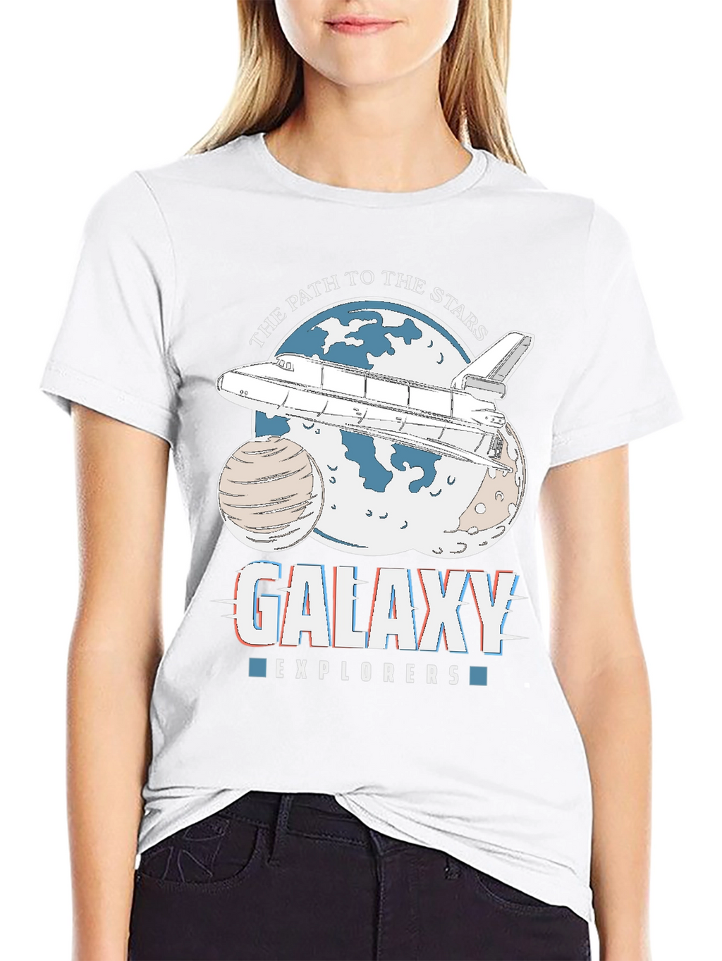 Galaxy Explorers Space Shuttle Graphic Tee