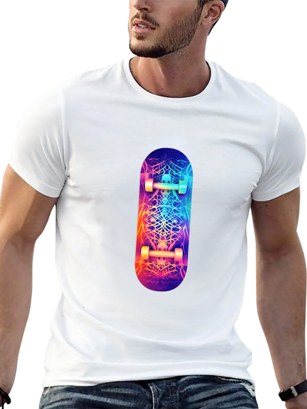 Skateboard Graphic Tee - Cool Streetwear Style