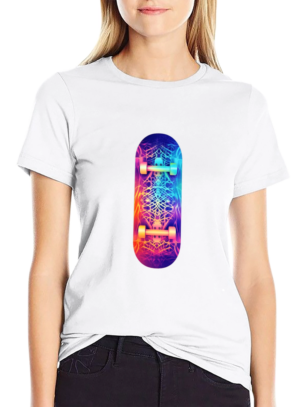Skateboard Graphic Tee - Cool Streetwear Style