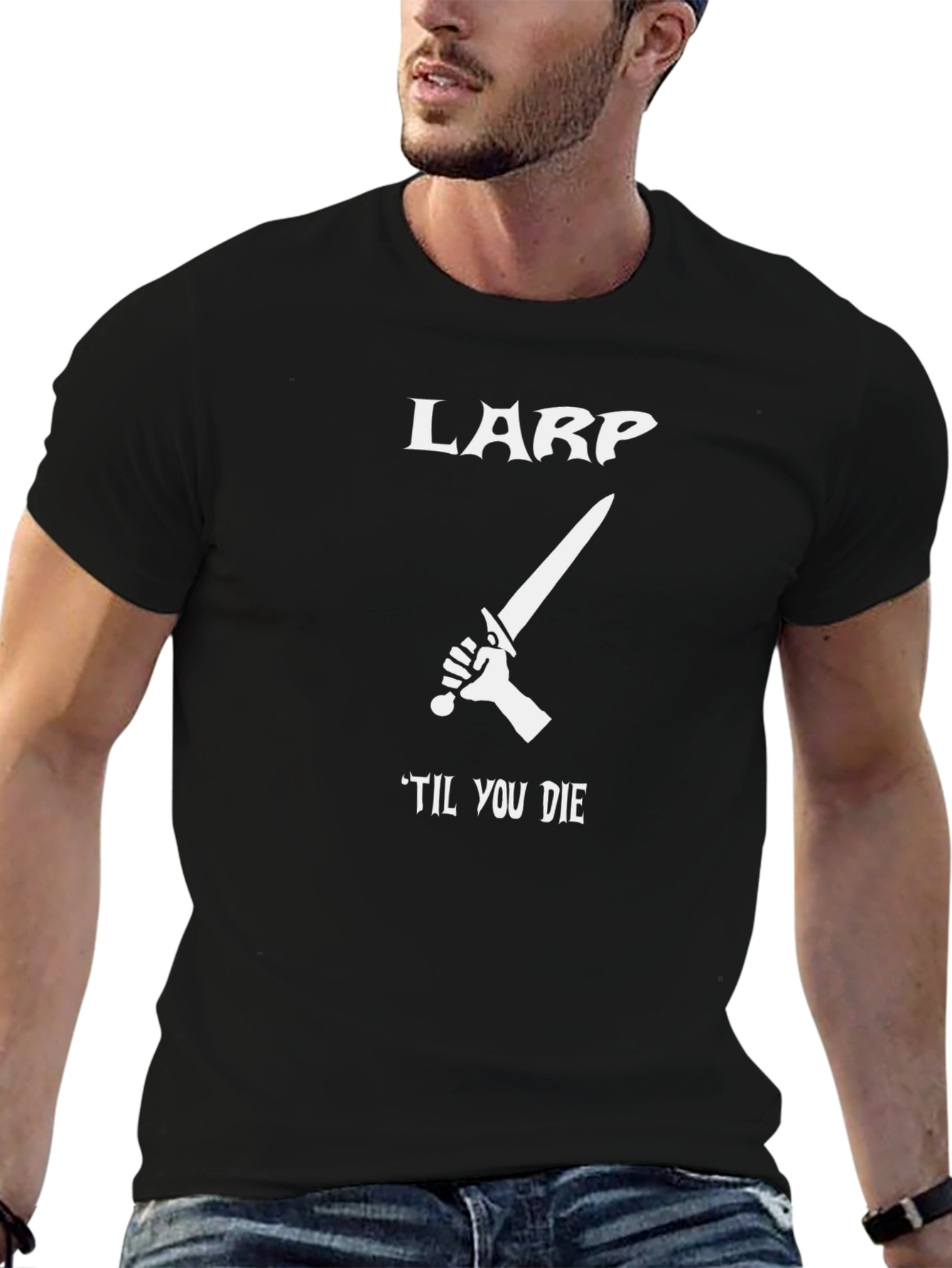 LARP Til You Die Graphic T-Shirt