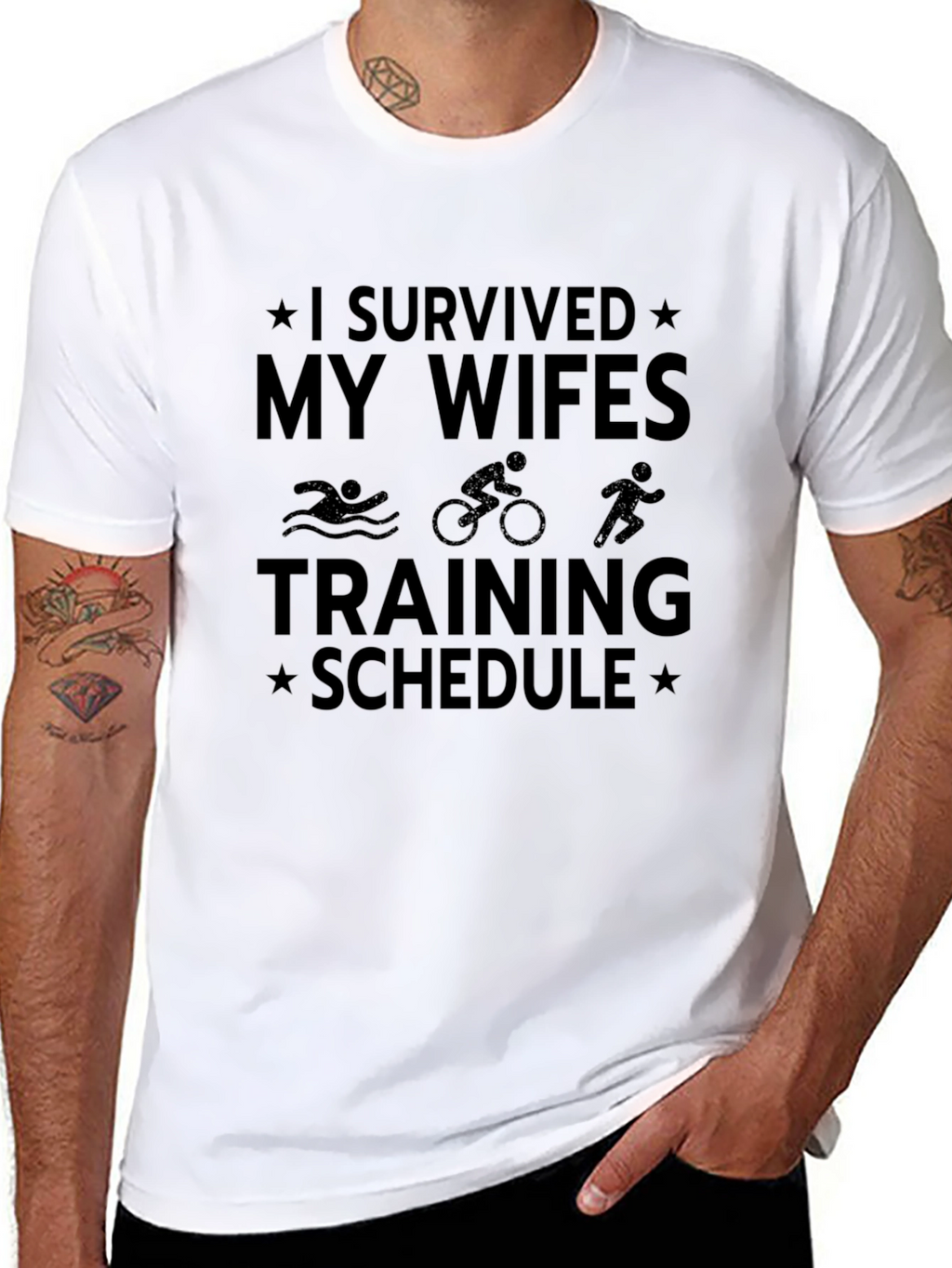 Humorous Triathlon Training T-Shirt