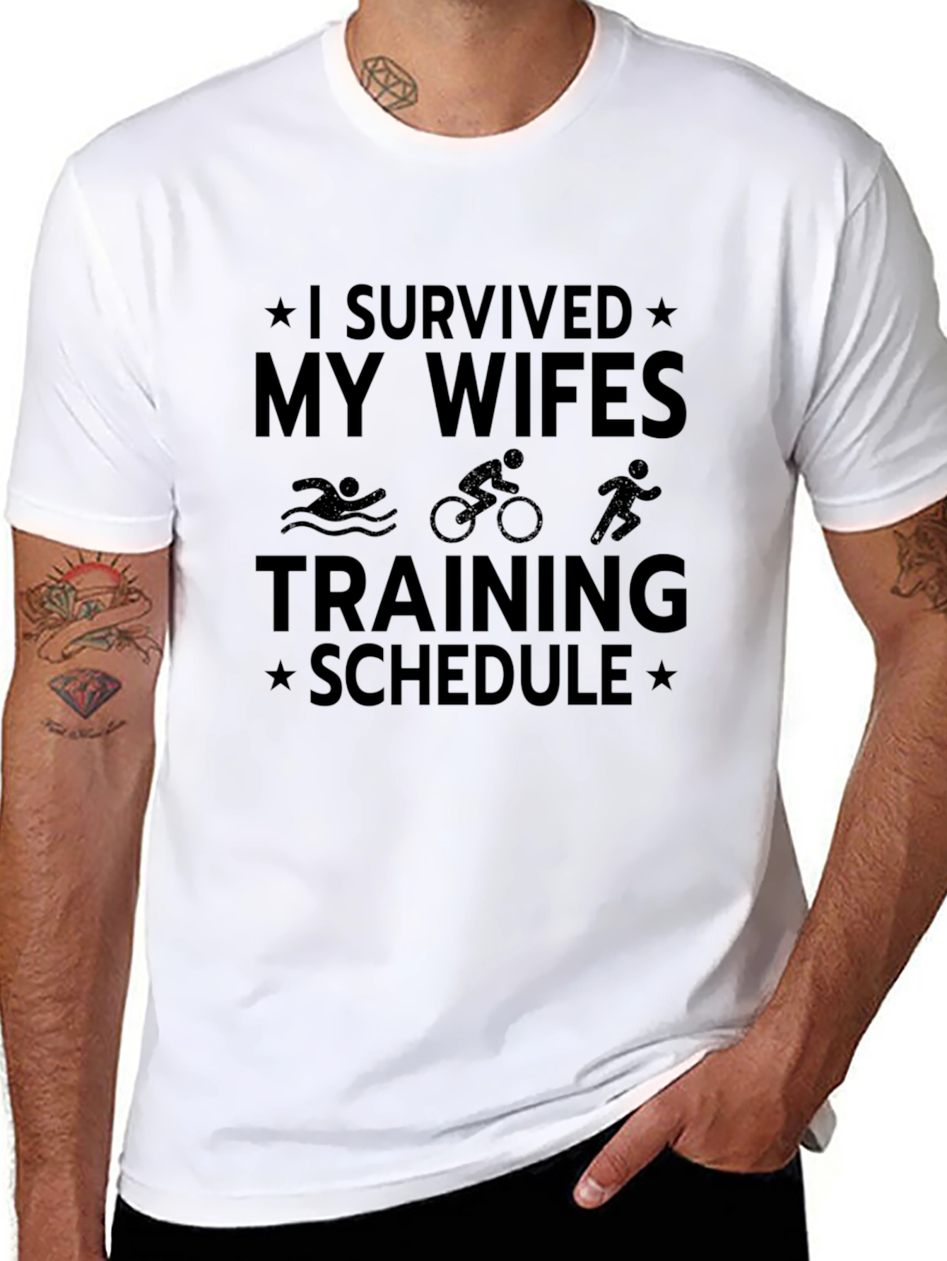 Humorous Triathlon Training T-Shirt