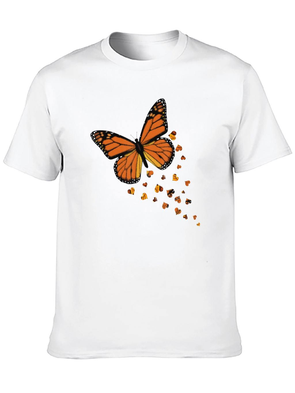 Monarch Butterfly Graphic Black T-Shirt