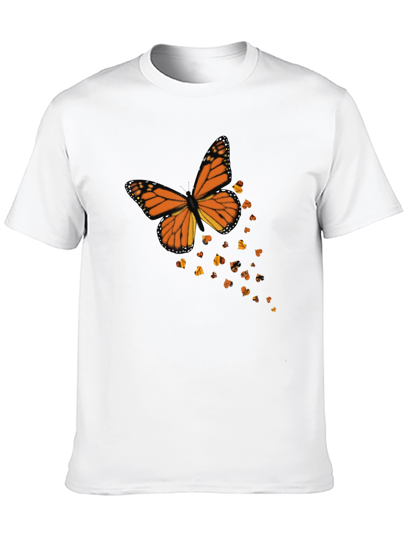 Monarch Butterfly Graphic Black T-Shirt