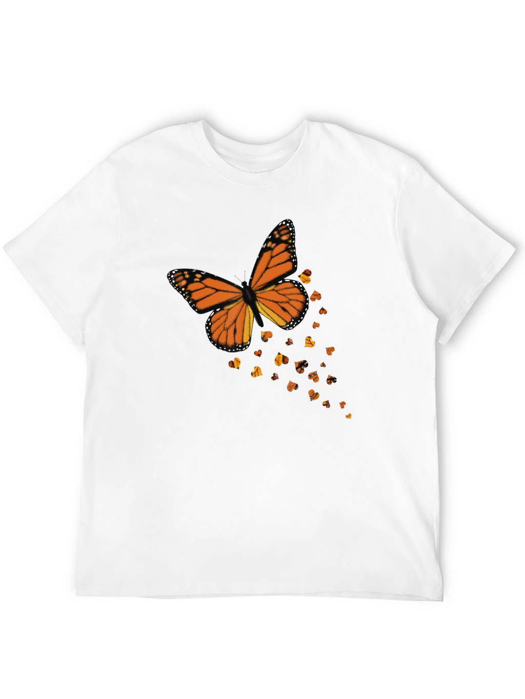 Monarch Butterfly Graphic Black T-Shirt