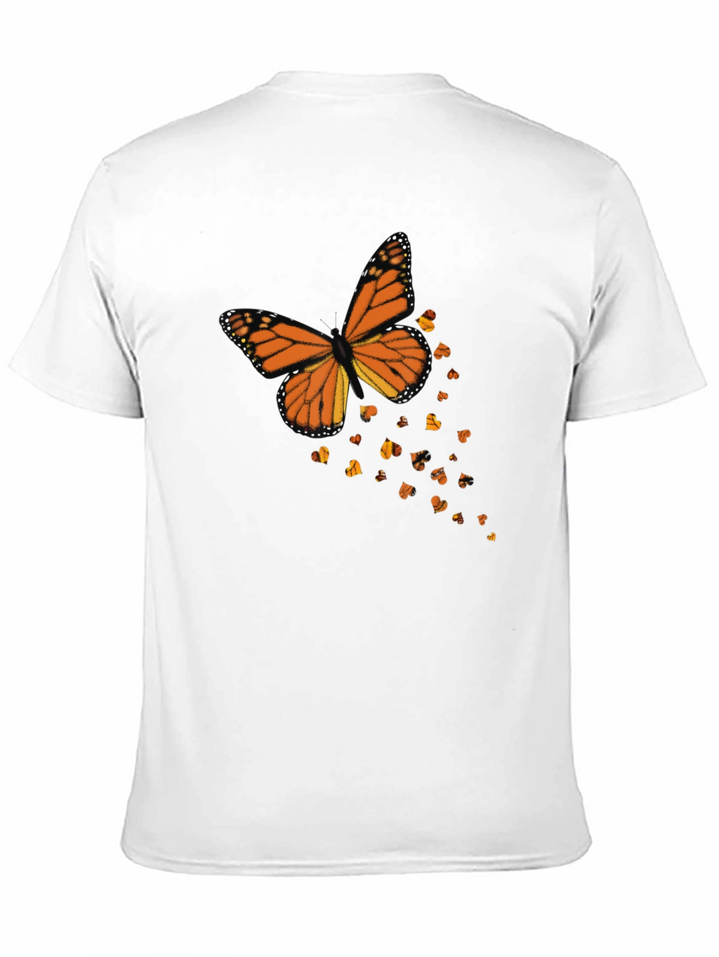 Monarch Butterfly Graphic Black T-Shirt