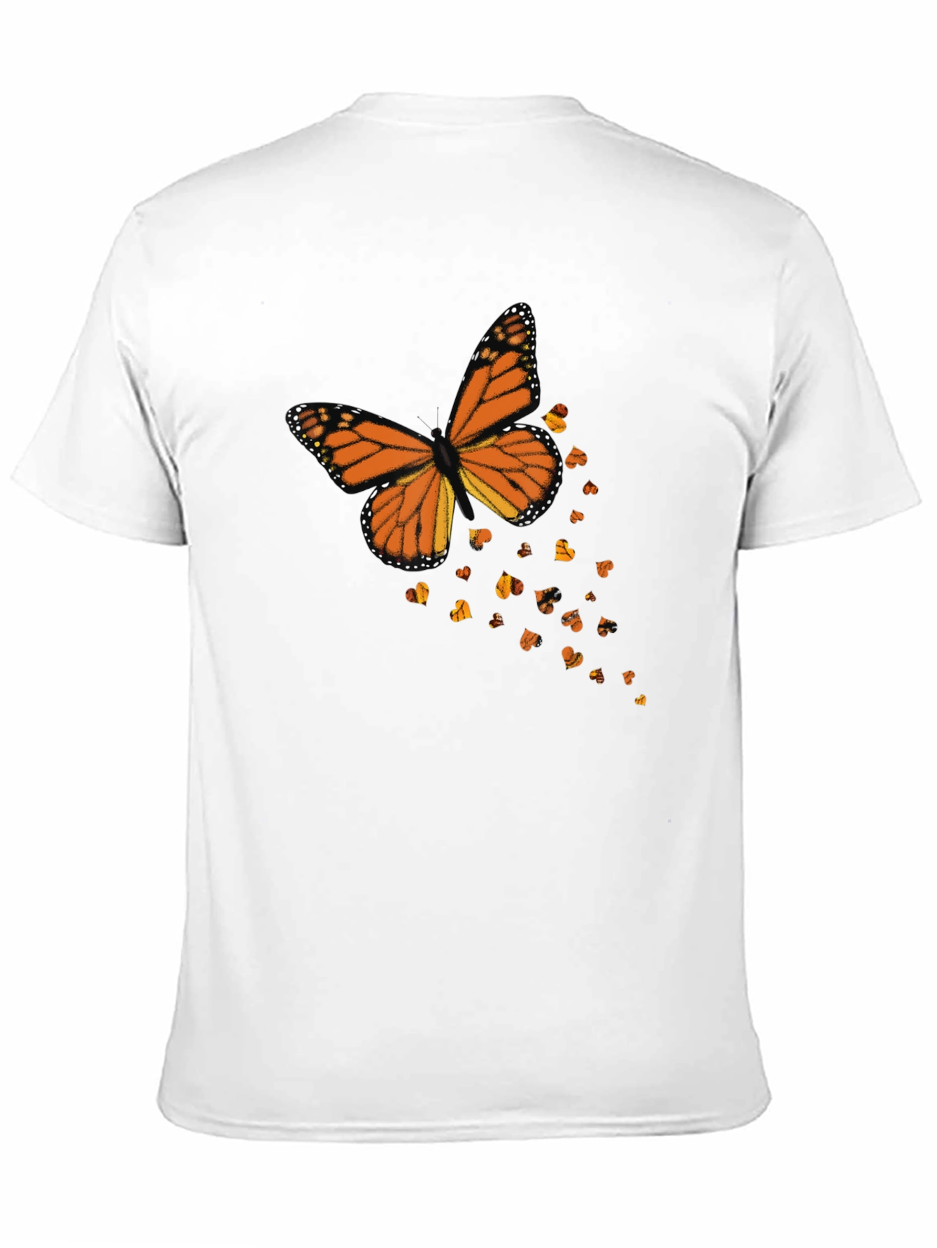 Monarch Butterfly Graphic Black T-Shirt