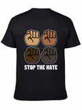 Stop The Hate Graphic T-Shirt