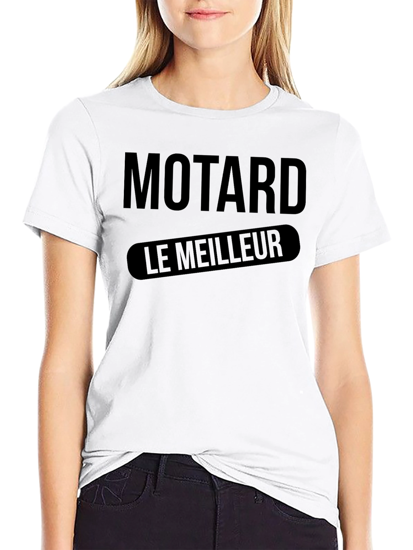 Motard Le Meilleur Black Graphic Tee