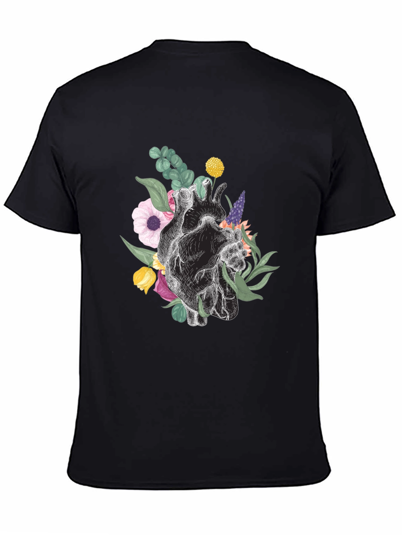 Floral Heart Graphic T-Shirt