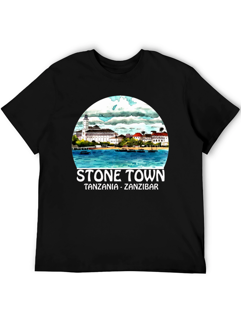 Stone Town Tanzania Zanzibar Graphic Tee