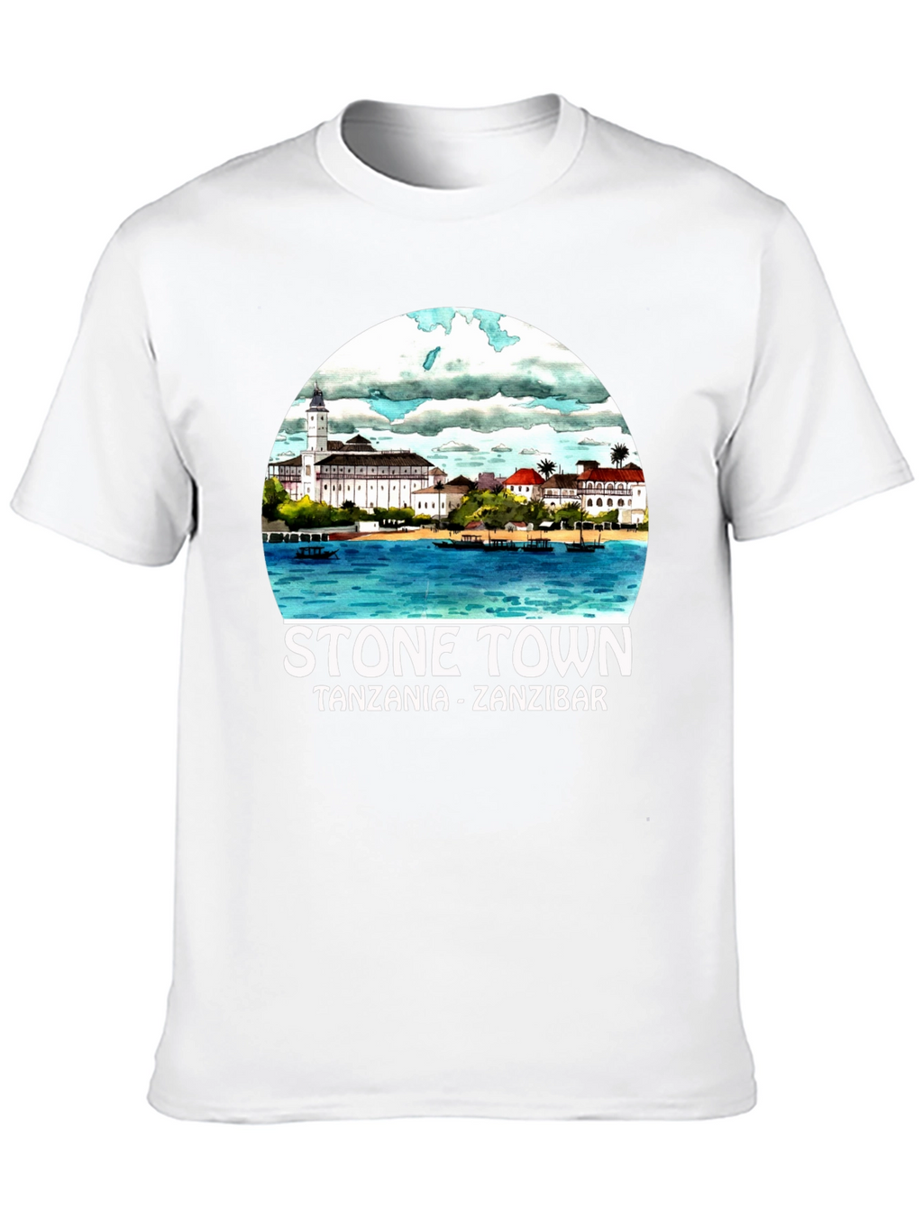Stone Town Tanzania Zanzibar Graphic Tee