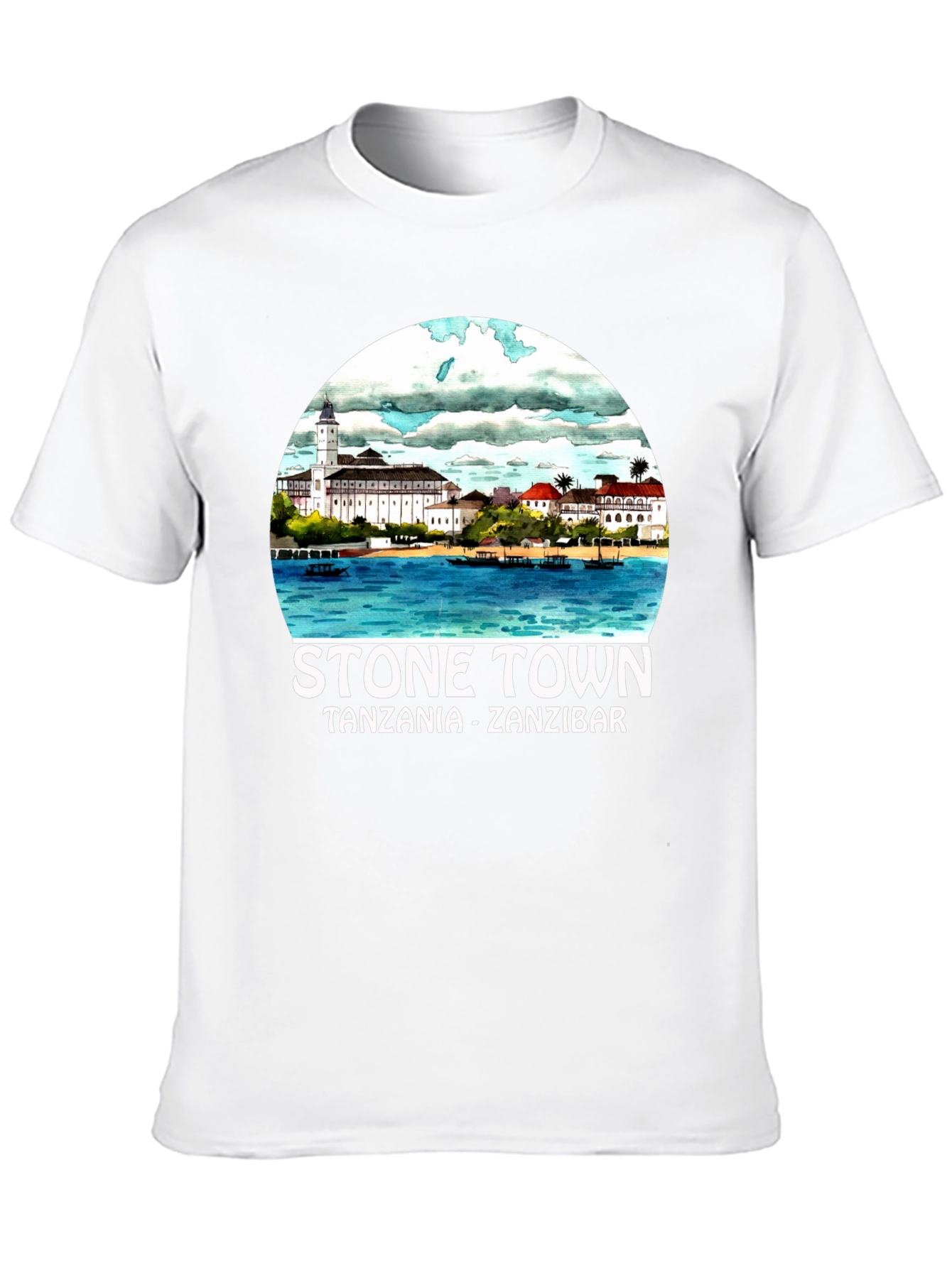Stone Town Tanzania Zanzibar Graphic Tee