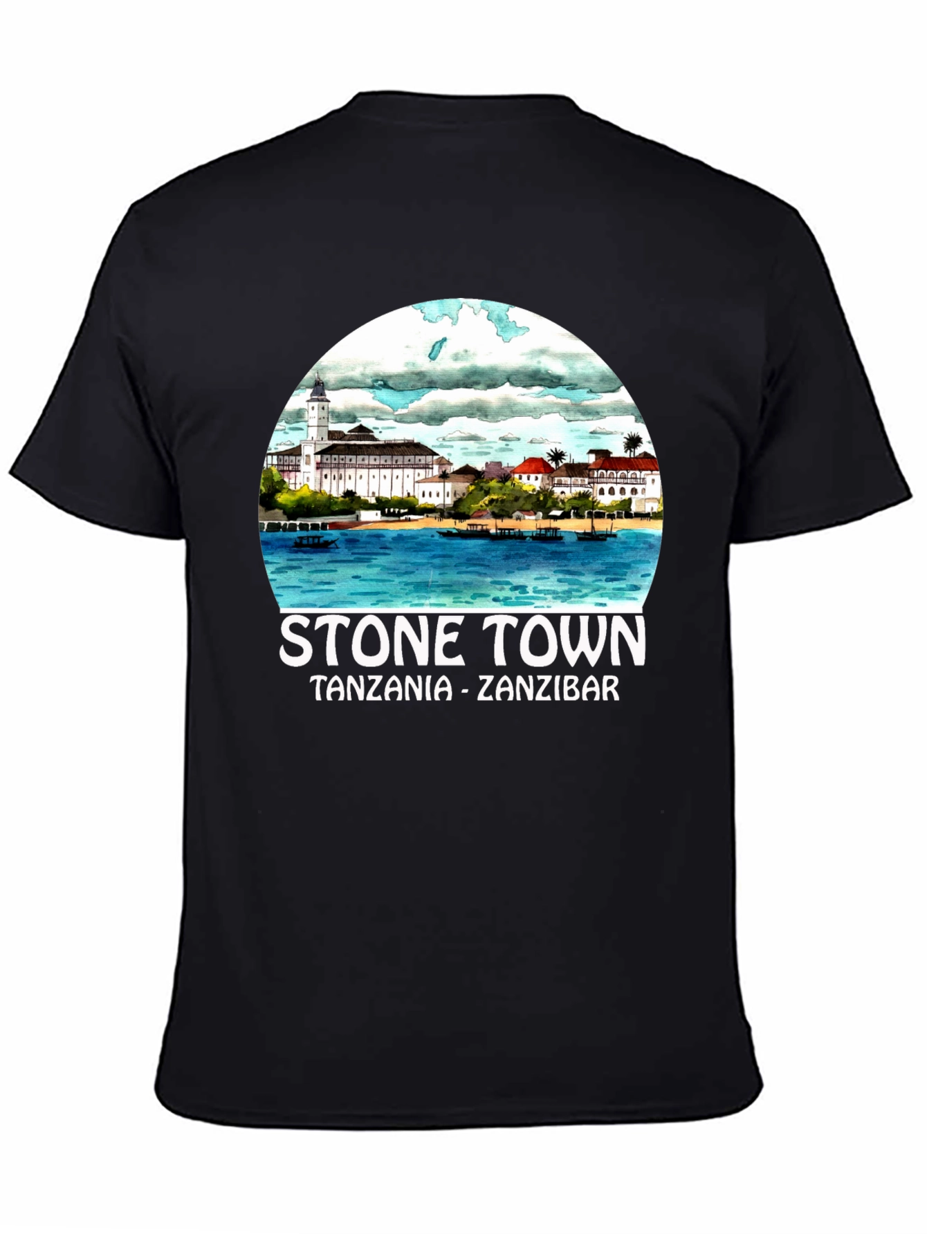 Stone Town Tanzania Zanzibar Graphic Tee
