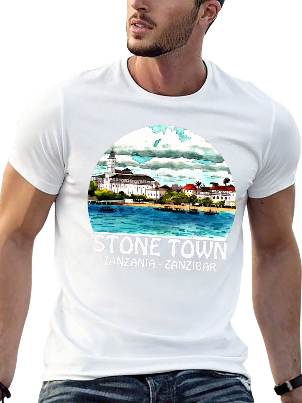 Stone Town Tanzania Zanzibar Graphic Tee