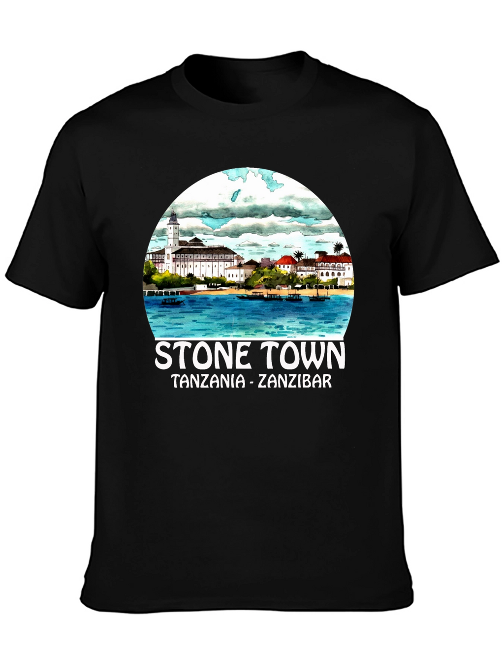Stone Town Tanzania Zanzibar Graphic Tee