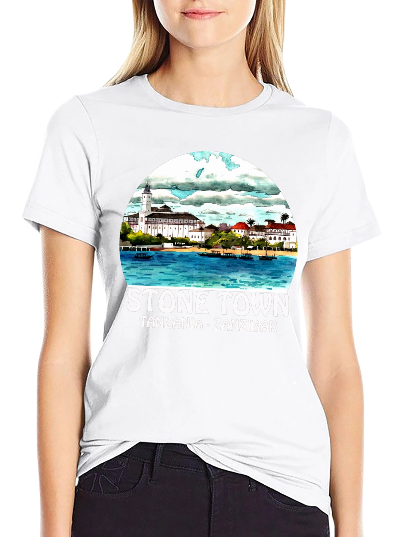 Stone Town Tanzania Zanzibar Graphic Tee