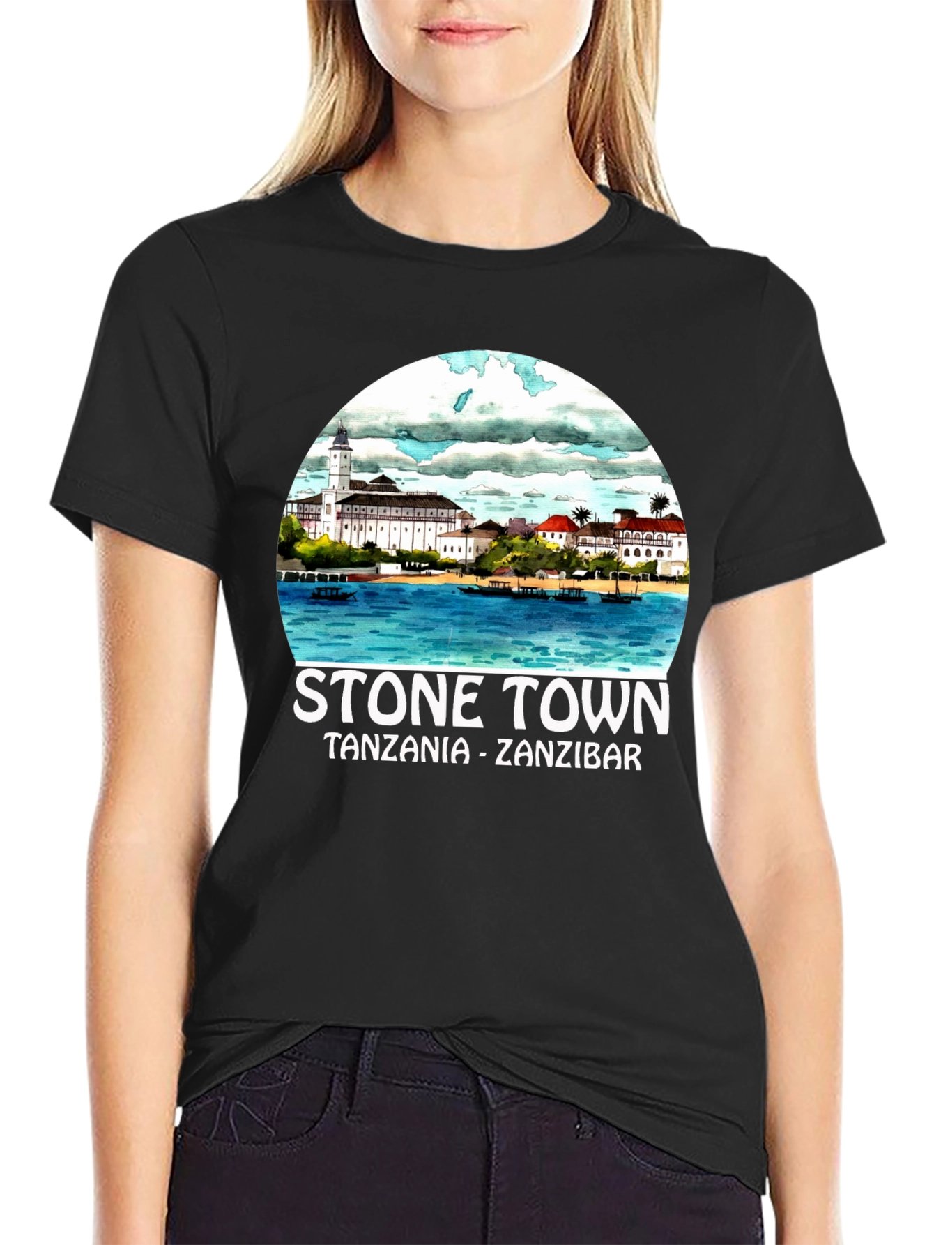 Stone Town Tanzania Zanzibar Graphic Tee