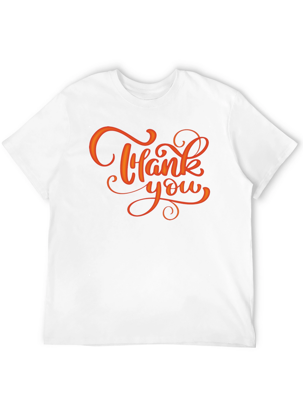 Thank You Script Black T-Shirt